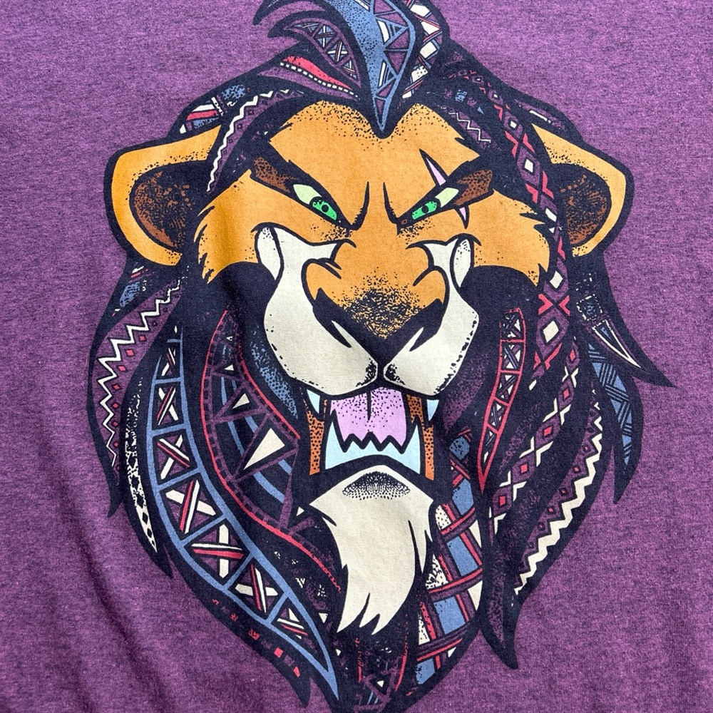 Disney The Lion King Scar Graphiv T Shirt
